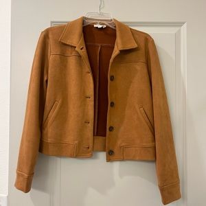 Fall tan velveteen jacket